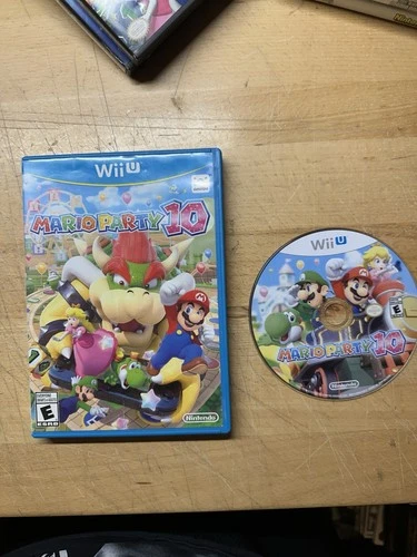 New ListingMario Party 10 Nintendo Wii U Game + Case Tested Working