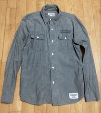 WACKOMARIA Shirt Size S  Cotton Casual Blue Regular Fit