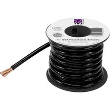 TRU COMPONENTS 1568968 Ground Cable 1 x 4 mm  Black 5 m