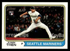 2023 Topps Heritage #610 Juan Then Rookie Card Seattle Mariners