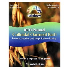 100 Natural Colloidal Oatmeal Bath, Unscented, 3 Packets, 1.5 oz Each