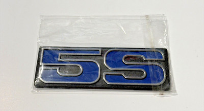 5S Abzeichen Emblem Auto Logo Kunststoff 97x35mm Neu unbenutzt