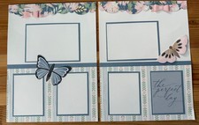 5 Double Page Lovely CTMH Scrapbooking Layouts 8.5X11 - ScrapAttic