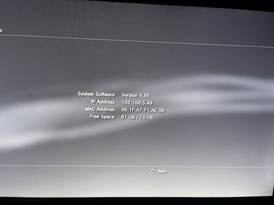 Sony PlayStation 3 PS3 Fat 80GB CECHL01 Console Tested - 4.86 Firmware