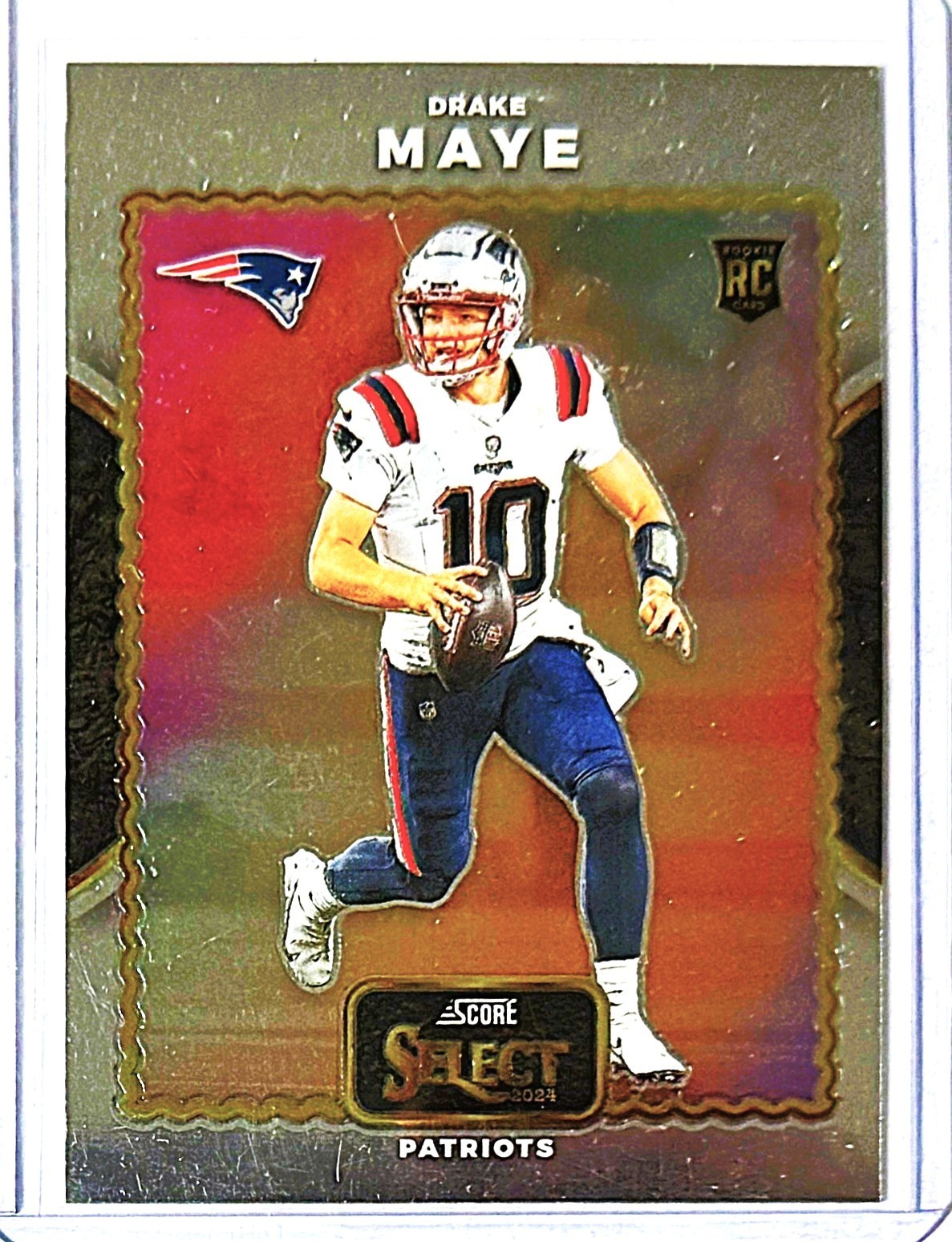 2024 Panini Select - Score Select Throwback Drake Maye #22 (RC)