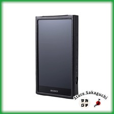 Musashino LABEL Limited Color Open Type Leather Case Black for Walkman NW-ZX707