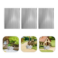 8 pannelli di copertura in alluminio in miniatura - Lastre di copertura