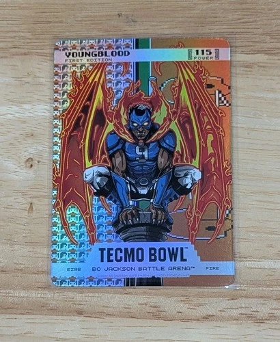 Bo Jackson BATTLE ARENA Tecmo Bowl YOUNGBLOOD Bryce Young ENDZONE Fire Foil EZ98