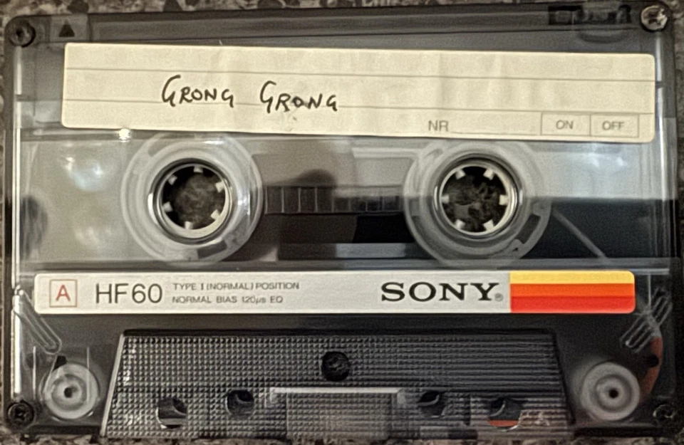 Grong Grong - Live Princes Berkeley Hotel (Cassette USA 1987 VG+/VG+) Punk - Image 3 of 4