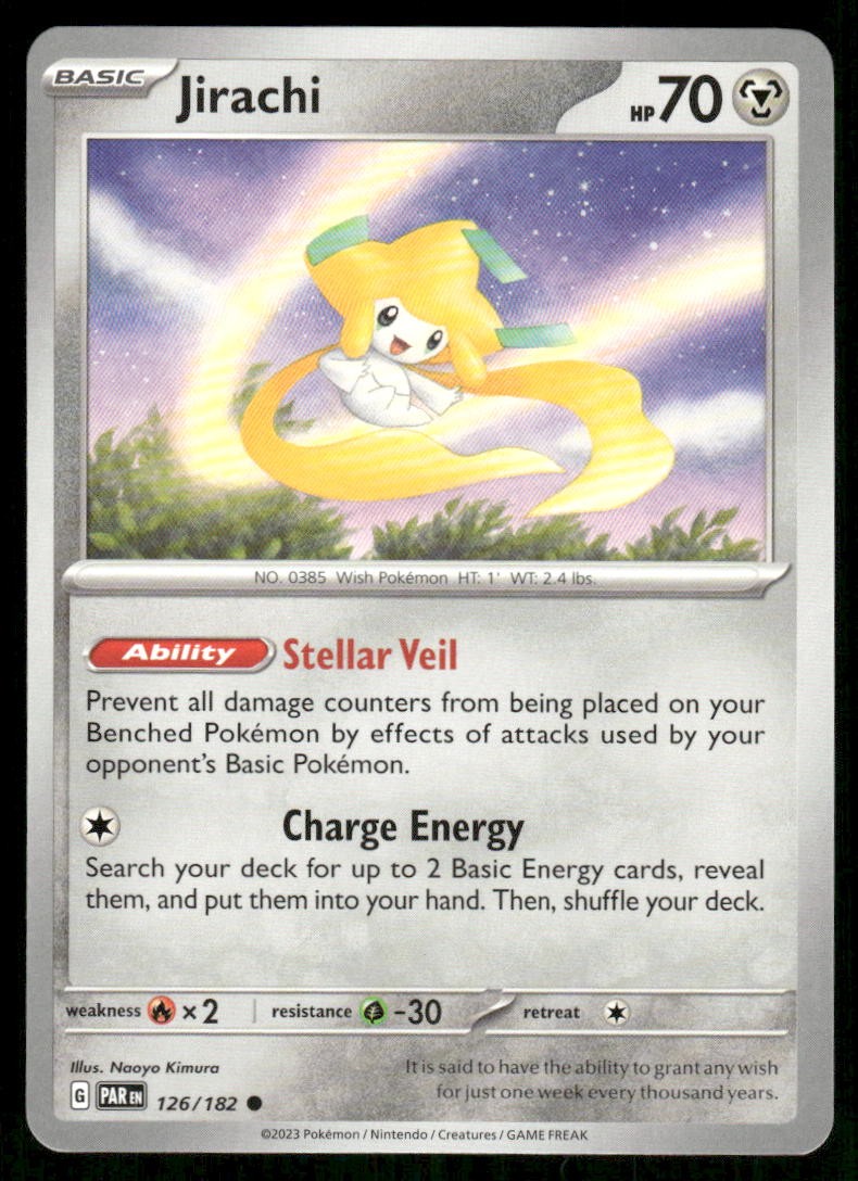 Jirachi Paradox Rift [126/182] Common NM Pokemon
