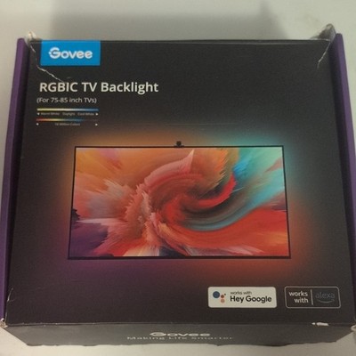 Govee RGBIC TV Backlight LED Strip Kit 75-85in Wi-Fi App/Voice H6199