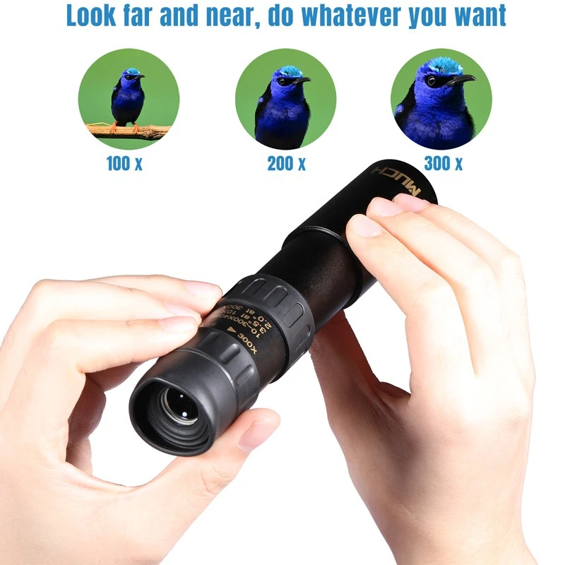 HD 10-300X40mm Binoculars High Magnification Long Range Zoom Times Telescope - Image 4 of 4