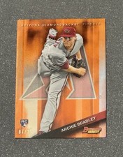 ARCHIE BRADLEY 2015 BOWMANS BEST BASEBALL ORANGE REFRACTOR /25 ? ! ROOKIE CARD. rookie card picture