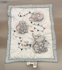 Disney Dumbo Hello Baby Nursery Crib Quilt Comforter Blanket Wall Hanging