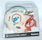 DAN MARINO Signed Miami Dolphins RETRO Mini Helmet AQUA Auto BECKETT COA W677172