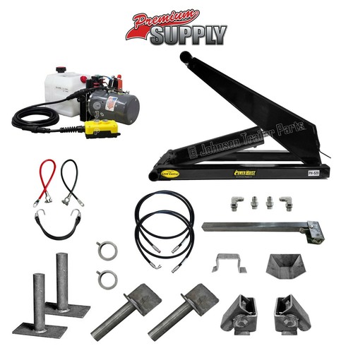 10 Ton Hydraulic Scissor Hoist Kit Dump Trailer PH520 Power Hoist