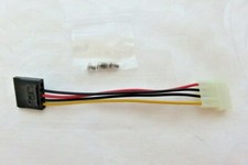 6 inches 4-pins LP4 Male to SATA 15-pins Power Adapter Converter Cable Cord new