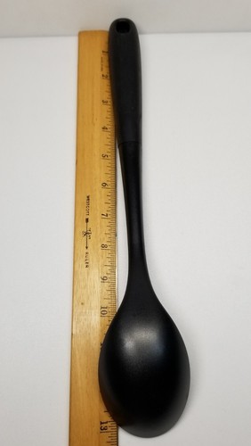 Oxo Good Grips schwarz solider Servierlöffel 13" Aufhängeloch weicher Griff Nylon - Bild 5 von 12