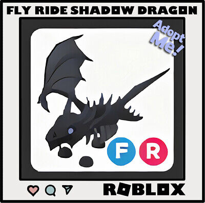 Mavin  FLY RIDE SHADOW DRAGON Roblox Adopt Me Pets Cheapest Authentic  Seller Great Deal