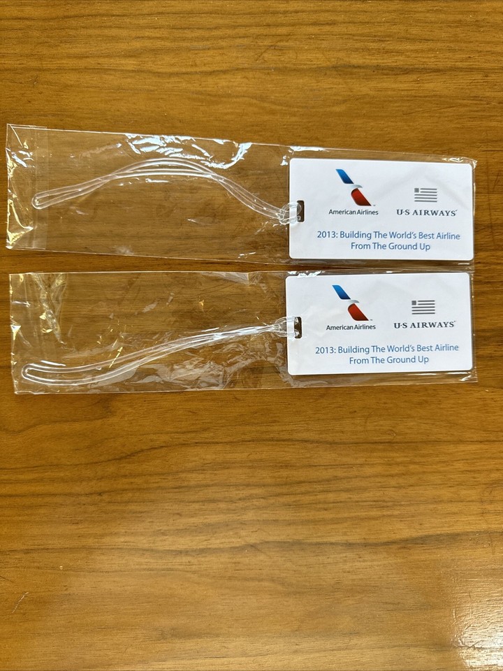 Luggage Tags American Airlines / US Airways 2013 New Old Stock. eBay