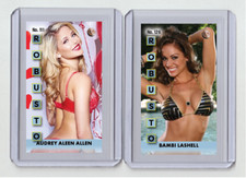 Audrey Aleen Allen rare MH Robusto #'d x/3 Tobacco card no. 111
