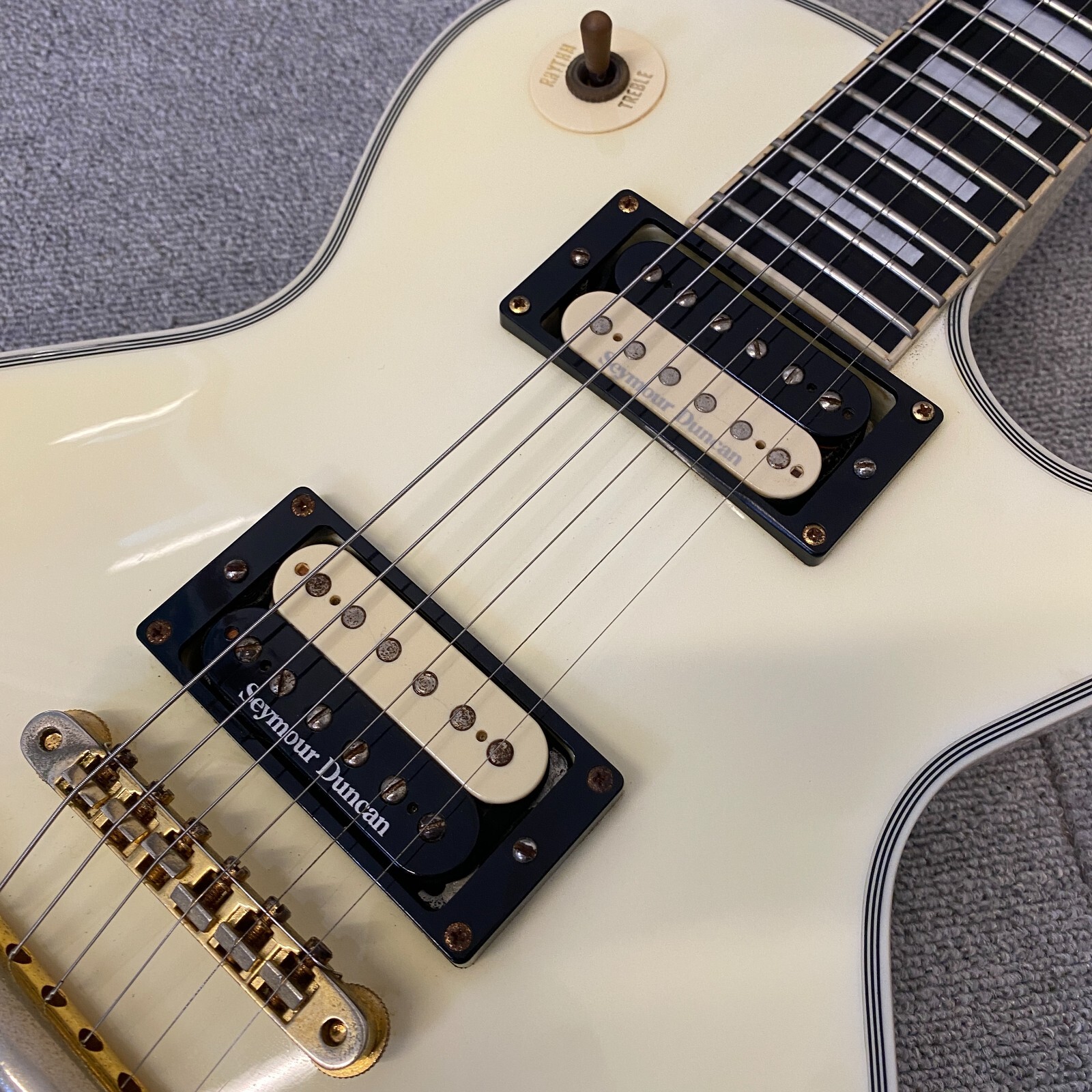 Edwards By ESP Les Paul Custom Type E-LPC Electric Guitar White 