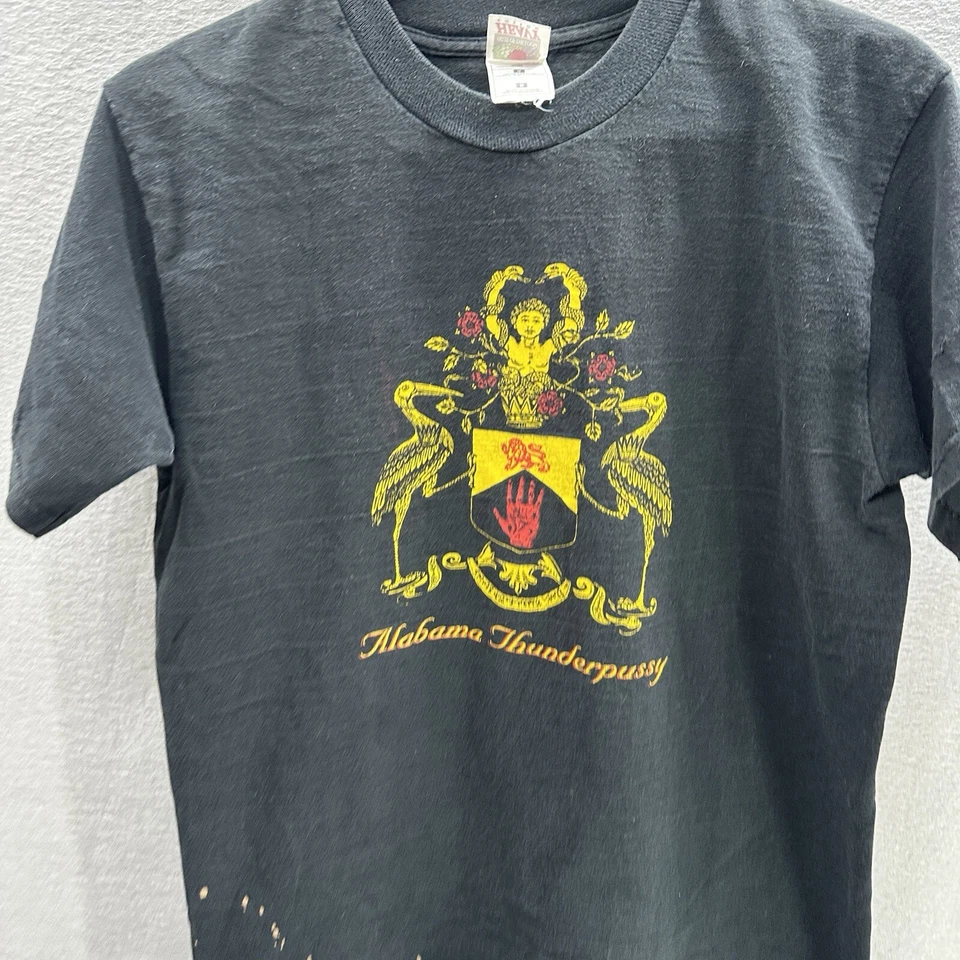 Camiseta De Colección Alabama Thunderpussy Band Para Hombre Mediana Punk Ruina Unruh y2k Foto 3 de 4