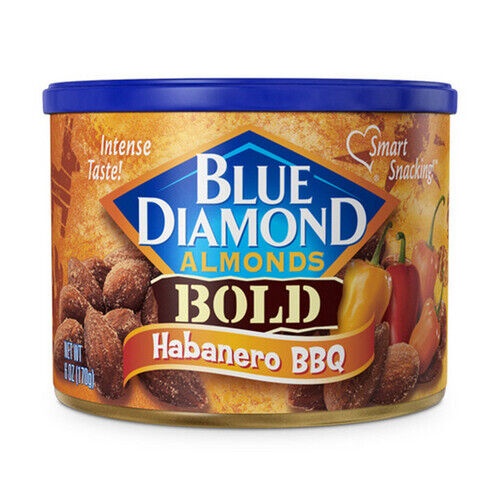 Almonds Bold Habanero BBQ 6 Oz(Case Of 12) By Blue Diamond