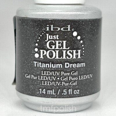 Brand New IBD Just Gel Nail Polish - Titanium Dream - Full Size