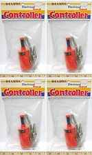 4pc 30 volt TRADESHIP 1/24 /32 Slot Car DELUXE MODEL CONTROLLER +Alligator Clips
