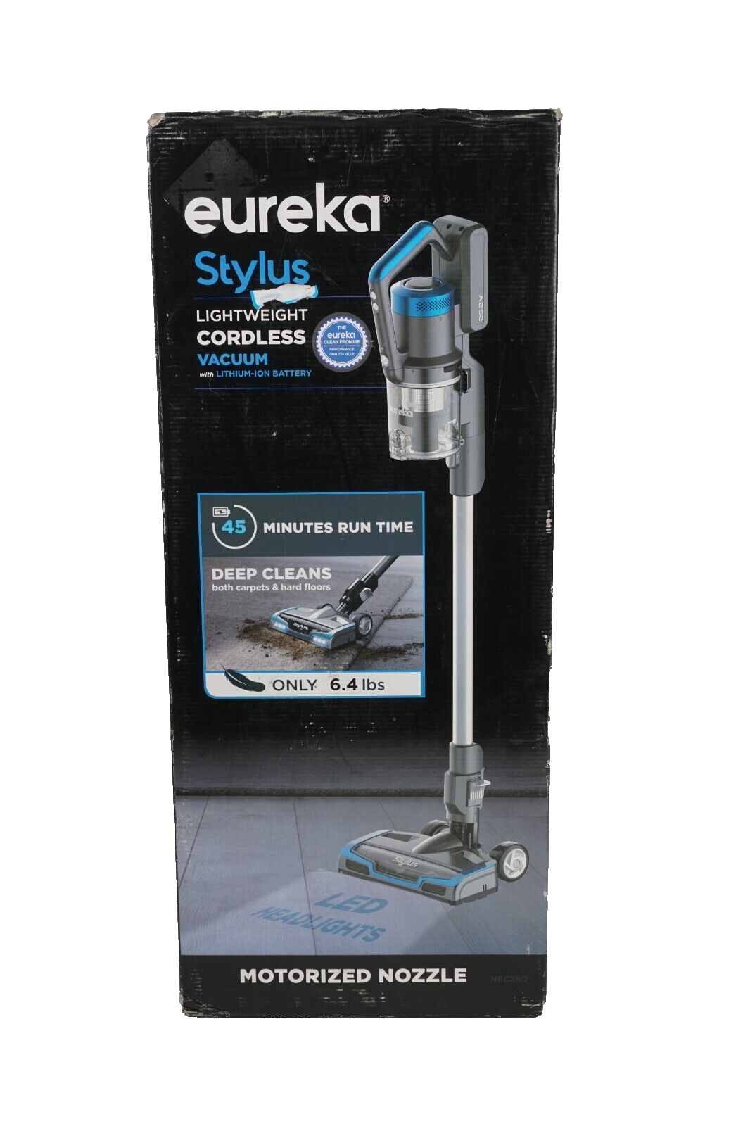 Eureka Stylus Lightweight Cordless Handheld Stick Vacum Carpet Hard