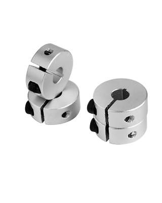 4 Stück Clamp Clamps Aluminium Alloy Screw Wave Mounting Ring Wave Collar Clamp