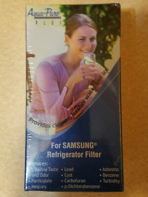 Aqua-Pure Plus Replacement Refrigerator Filter For Samsung - NEW, SEALED IN BOX!