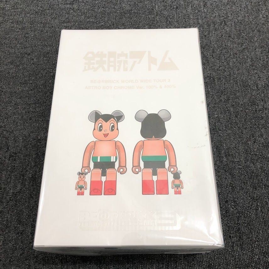 BE@RBRICK 鉄腕アトム CHROME Ver.400%100%（メディコム・トイ