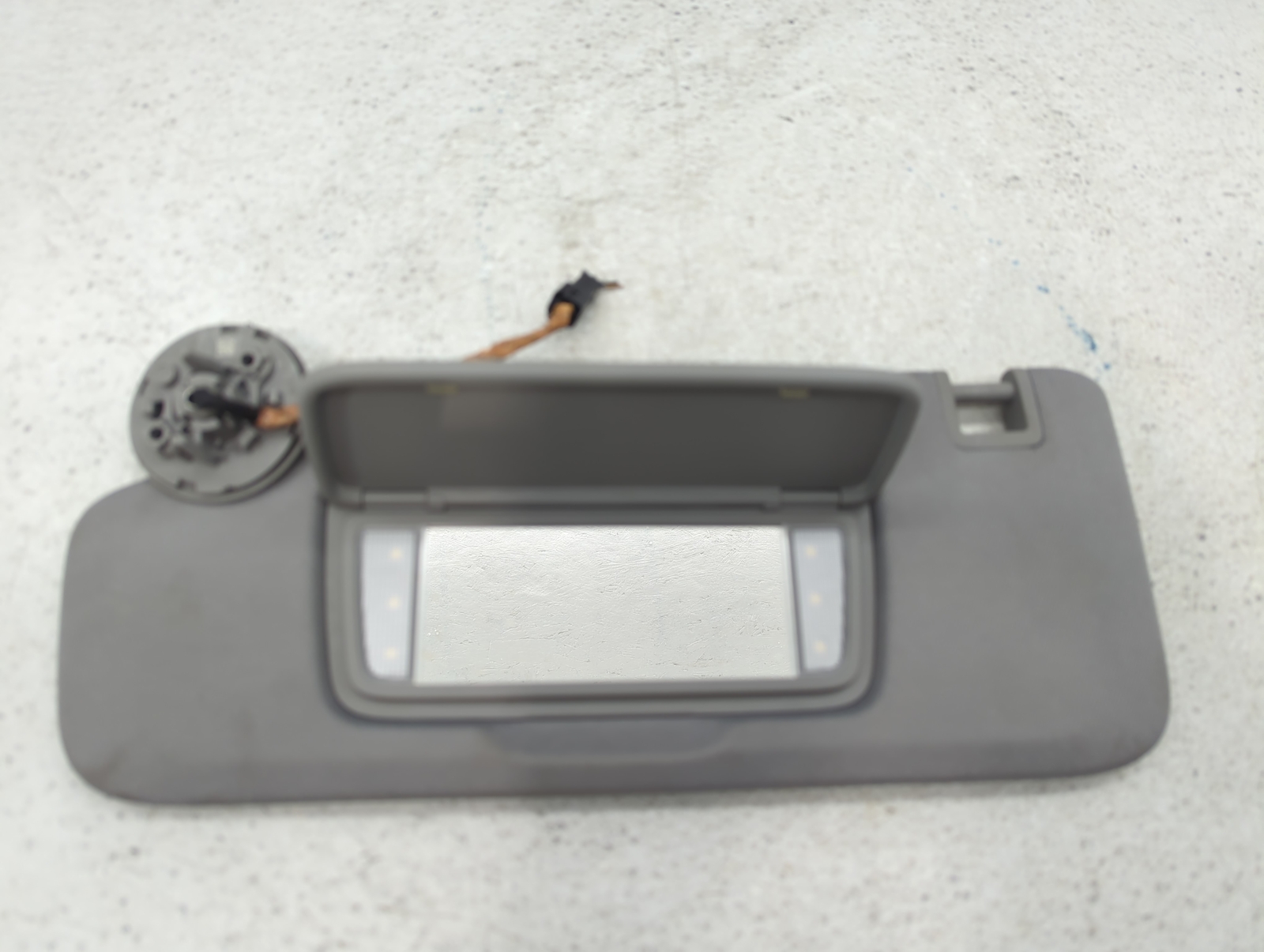 MOTOKU Grey Sun Visor Pair For Chevy Cruze 2011-2019 - Driver & Passenger Side, Light Gray, 3-Screw Hole