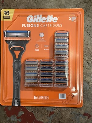 Men s Razor Blades Refill Cartridges Gillette Fusion5 16 Sealed Pack