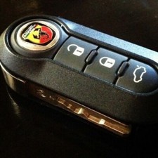 Kit Guscio Telecomando Completo Chiave Per FIAT ABARTH 500 BRAVO PUNTO