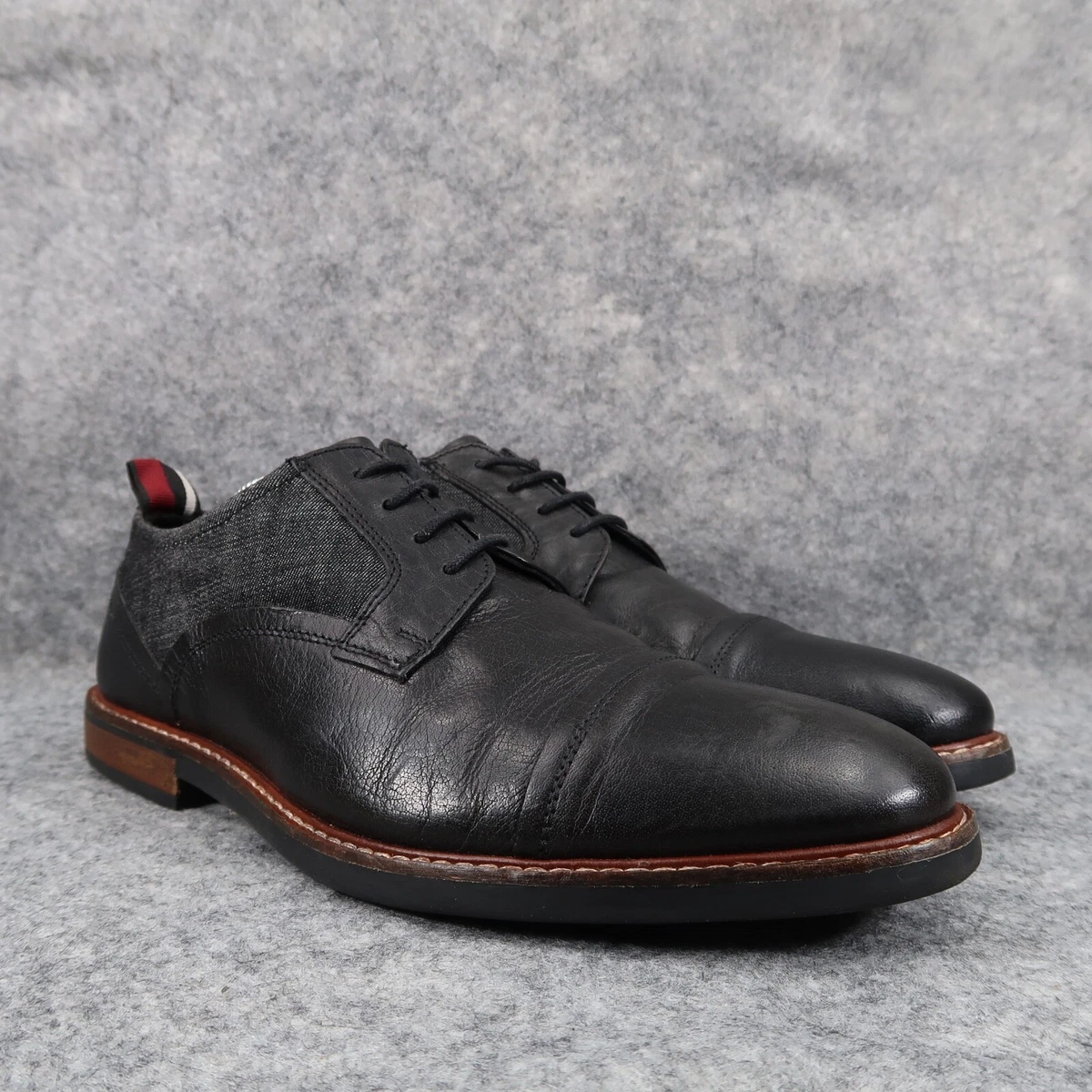 Ben sherman black leather cheap shoes