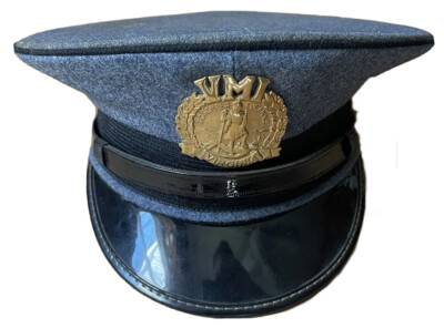 VIRGINIA MILITARY INSTITUTE CADET UNIFORM HAT with VMI BRASS DEVICE  LEXINGTON