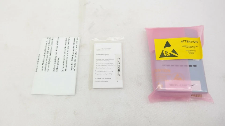 Inter-tel 3000 618.5012 2 Port 5 Hour Voicemail Module Rev AI 1GP3L074902V NaS - Image 3 of 4