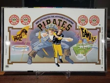 1979 Iron City Beer Can Unrolled Flat Pittsburgh Pirates Family World Champions