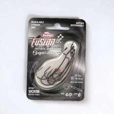 Berkley Fast Sets Sharp Fishing Hooks Size 4/0 – 6 Pack 4-5" / 10-13cm