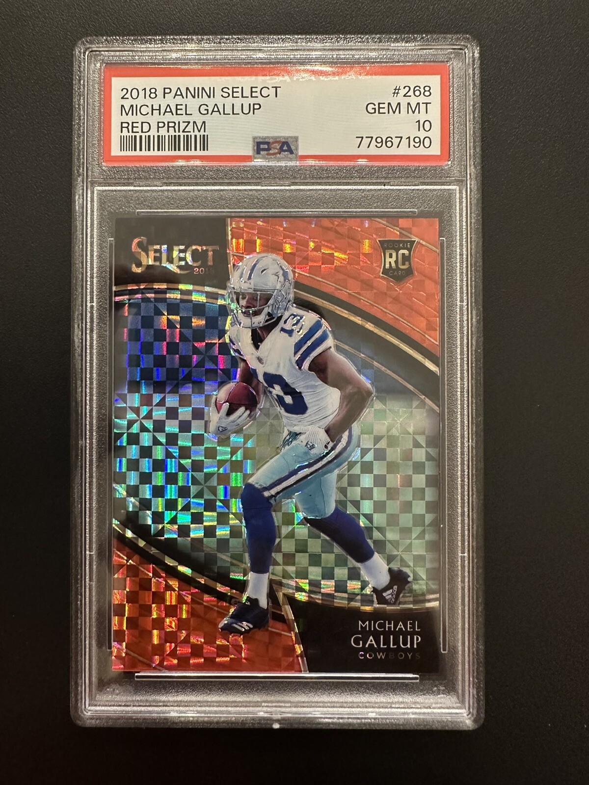 Michael Gallup Panini Select #268 Red