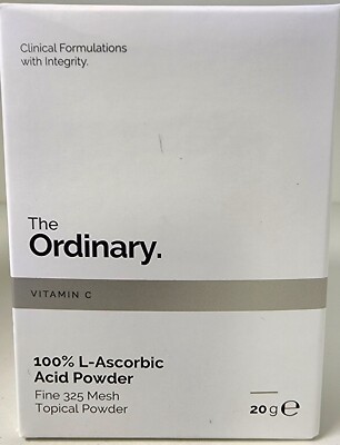 The Ordinary 100% L-Ascorbic Acid Powder fine 325 Mesh Topical Powder W/VitaminC