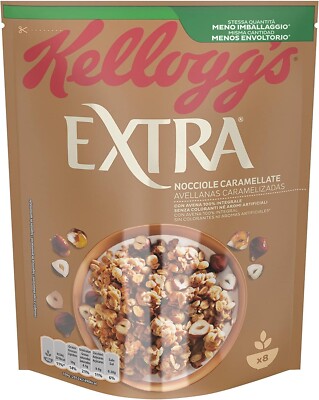 Kellogg's Extra Haferflocken mit Karamellisierte Haselnüsse 100%Vollkorn 375g