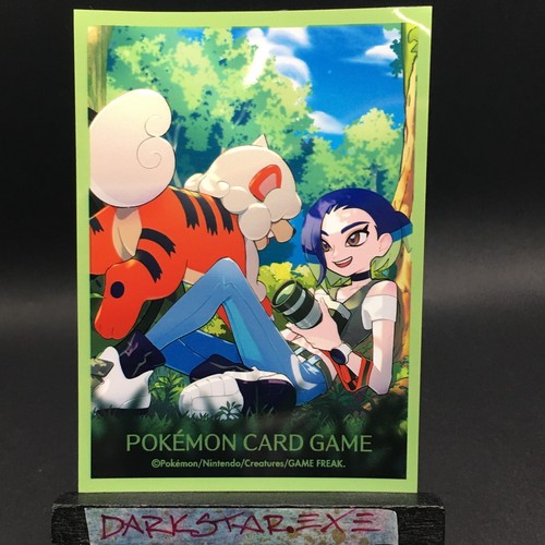 x1 Perrin & Hisuian Growlithe Sleeve Pokemon Center Japan New Unplayed