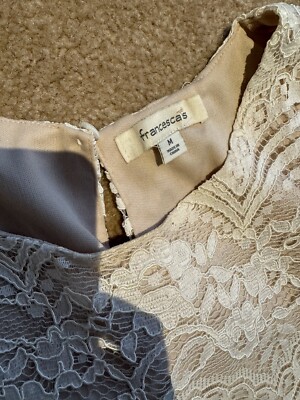 Francesca White Lace Dress Graduation/Bridal Shower Medium | eBay