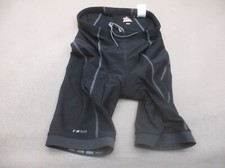 PEARL IZUMI Size XL Women BLK Stretch Inner Pad Elastic Waist Cycling Shorts 608
