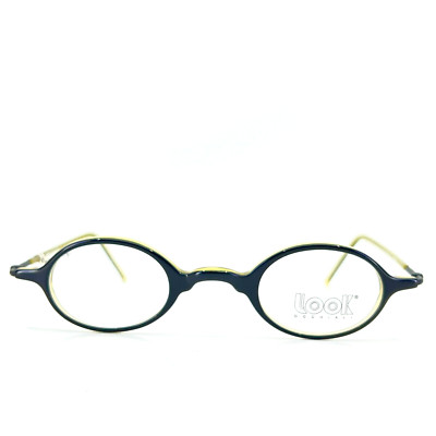 Look Occhiale Eyeglasses Mod. 4006 Col. B61 Black Round Oval Frames 39 ...