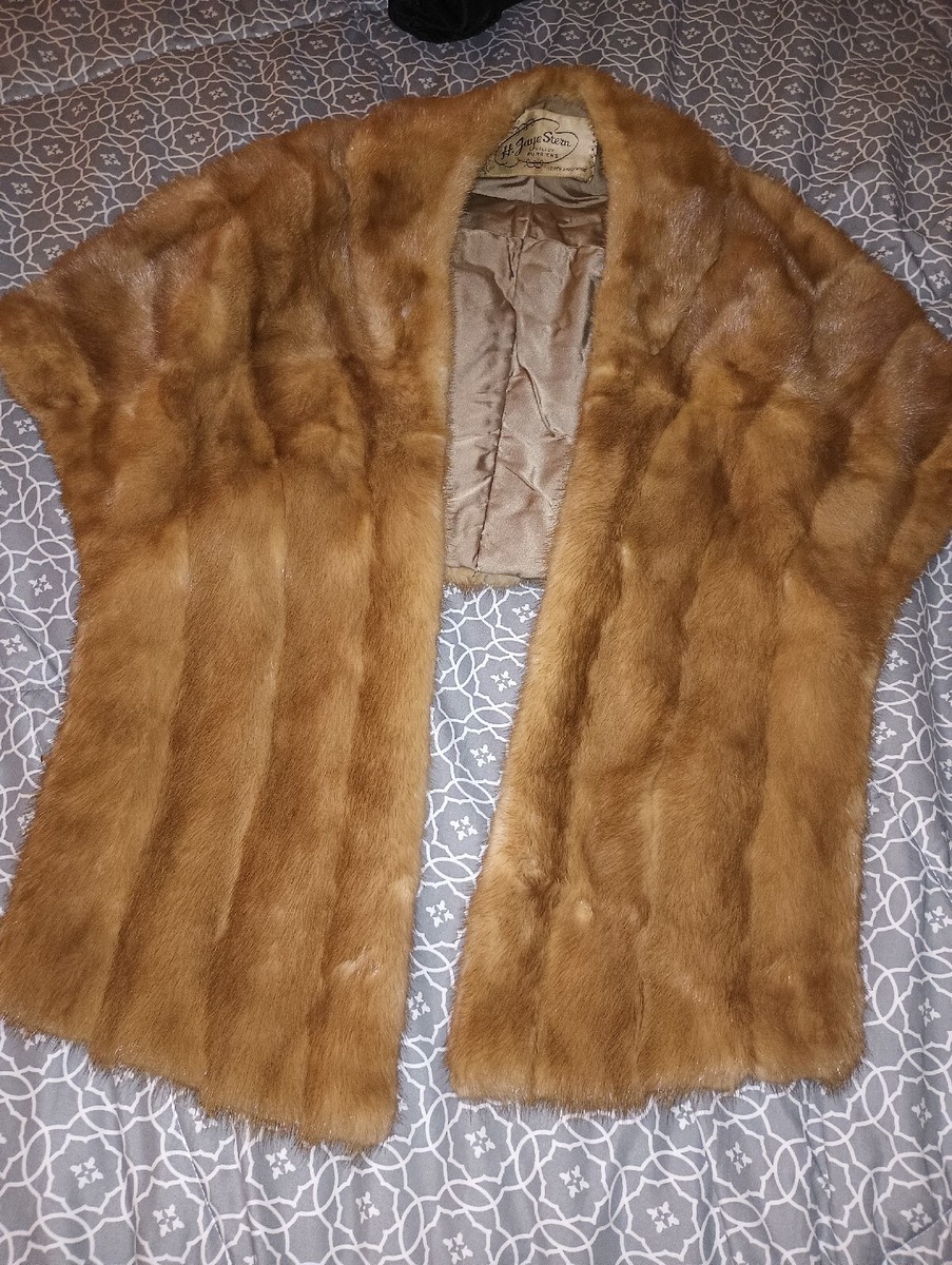 Honette Wide Stole （Natural） H.Jaye Stern Fur Stole | eBay
